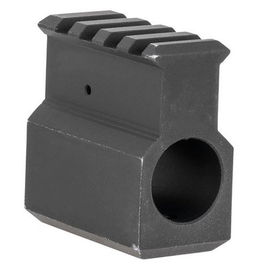 LBE Unlimited ARRGB-UH Railed Gas Block Upper Receiver Height AR-Platform Black Steel