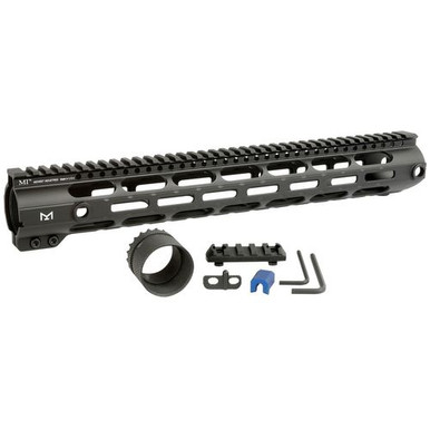 Midwest Industries MICR30815  Combat Handguard AR-308/LR-308 Black Hardcoat Anodized 15" 6061-T6 Aluminum