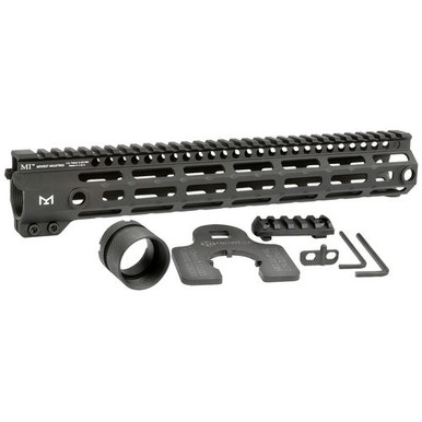 Midwest Industries MIG4M12625 Tactical G4M Handguard AR-15 Black Hardcoat Anodized Black 12.6" 6061-T6 Aluminum M-LOK