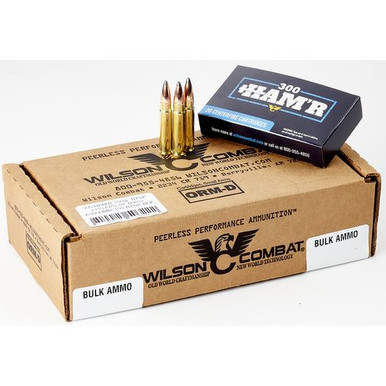 Wilson Combat A300HMR-150-BTSP Centerfire Rifle  300 HAM'R 150 gr Speer Boat-Tail Soft Point (BTSP) 20 Bx/ 10 Cs