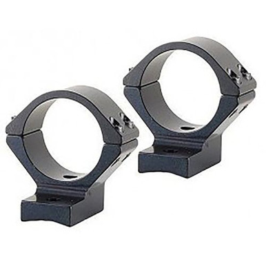 Talley 95X734 Scope Ring Set  Howa 1500 High Extended Front 1" Black Aluminum