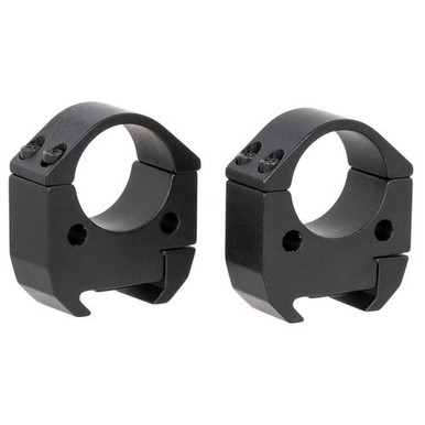 Talley TMS10H Scope Ring Set  Picatinny Rail High 1" Black Anodized Aluminum