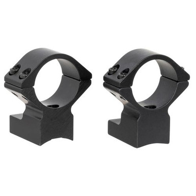Talley 950765 Scope Ring Set  Winchester XPR High 1" Black Anodized Aluminum
