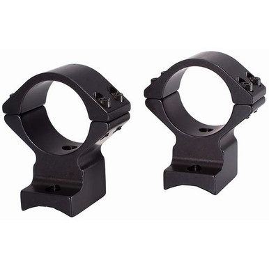 Talley 950759 Scope Ring Set  Tikka T1X High 1" Black Aluminum