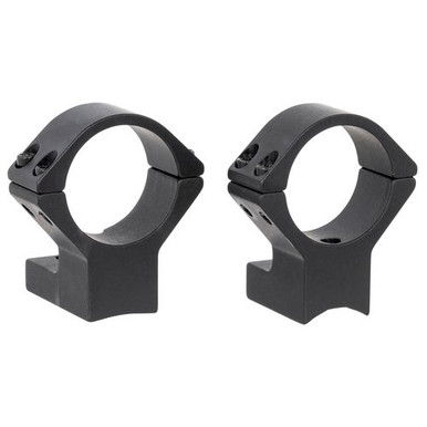 Talley 750706 Scope Ring Set  Wthby Mark V (6 Lug) High 30mm Black Aluminum