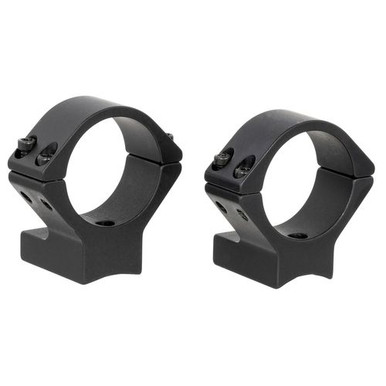 Talley 730702 Scope Ring Set  Winchester Model 70 Low 30mm Black Anodized Aluminum