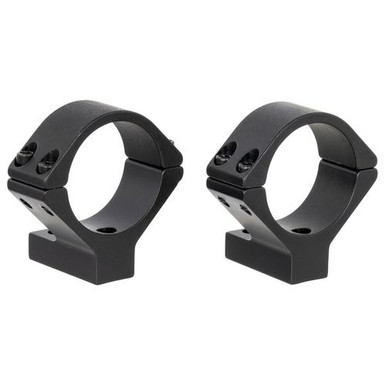 Talley 730759 Scope Ring Set  Tikka T1X Low 30mm Black Aluminum