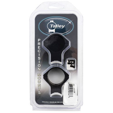 Talley 75X719 Scope Ring Set  Savage w/Round Receiver High Extended 30mm Black Aluminum