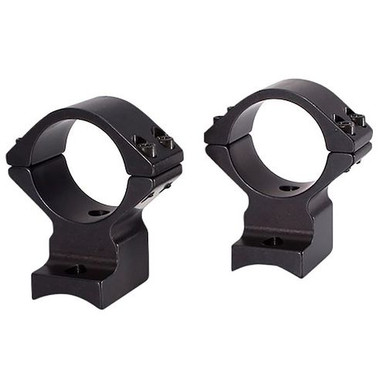 Talley 930709 Scope Ring Set  Mauser 98 Medium 1" Black Aluminum
