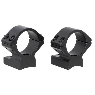Talley 930765 Scope Ring Set  Winchester XPR Low 1" Black Anodized Aluminum