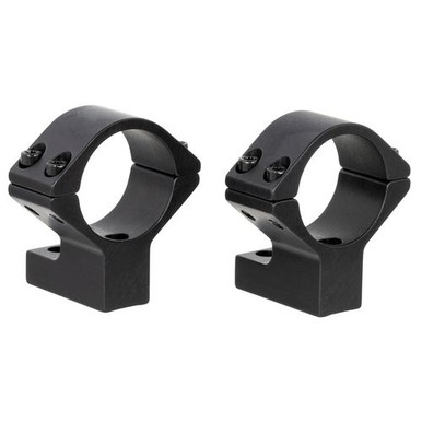 Talley 940759 Scope Ring Set  Tikka T1X Medium 1" Black Aluminum