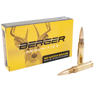 Berger Bullets 60040 Classic Hunter 308 Win 168 gr Hybrid Boat Tail 20 Per Box