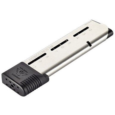 Wilson Combat 50045FS10 OEM  45 ACP Wilson Combat 1911 Elite Tactical 10rd Stainless Detachable with Extended Floor Plate