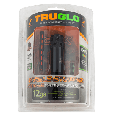 TruGlo TGTG176XC Gobble•Stopper Xtreme Combo Browning Invectore-Plus 12 Gauge Ported Choke, Gobble Dot Dual Color Fiber Optic Sights