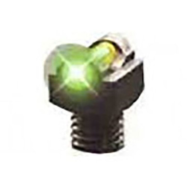 TruGlo TG-TG954BG StarBrite Deluxe  Green Fiber Optic Front Sight with 3-56 Threads Black Frame for Shotgun