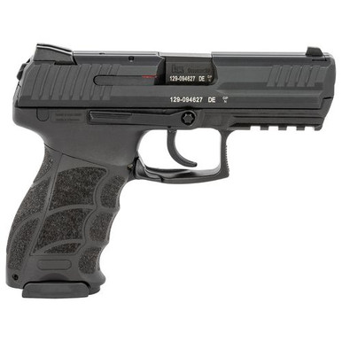HK 81000103 P30 V1 Light LEM 9mm Luger 3.85" 17+1 (2) Black Black Steel Slide Black Interchangeable Backstrap Grip