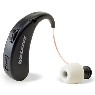 Walker's GWP-RCHUE-2PK Ultra Ear  22 dB Behind the Ear Black 2 Per Pkg Rechargeable