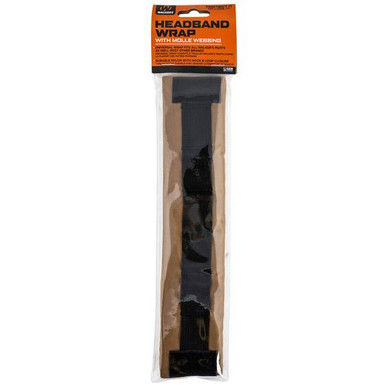 Walker's GWP-HDBNDV-CYB Razor Headband Wrap Coyote Brown Velcro