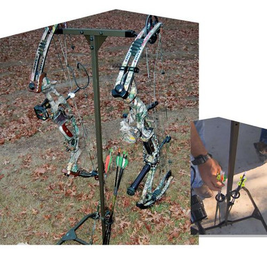 HME HMEHSPH Hard Surface Bow Practice Hanger  Green Steel