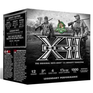 HEVI-Shot HS51304 Hevi-12  12 Gauge 3" 1 1/8 oz 4 Shot 25 Bx/ 10 Cs