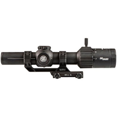 Sig Sauer Electro-Optics SOT61000 Tango-MSR  Black Hardcoat Anodized 1-6x 24mm Illuminated Red MSR BDC6 Reticle