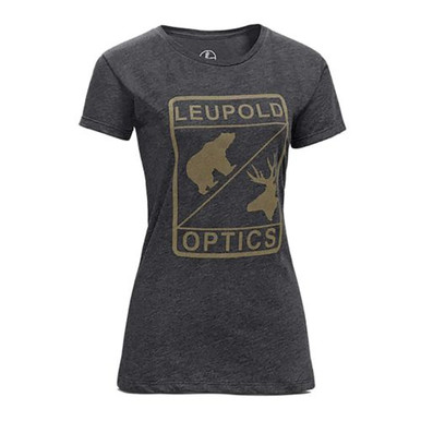 Leupold 170561 SS L Optics Ladies T-Shirt Graphite XL Short Sleeve