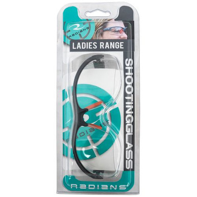Radians WS6810CS Ladies Range Eyewear Clear Lens Gray with Coral Accents Frame