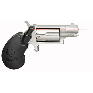 North American Arms 22MSVL Mini-Revolver  22 Mag 5rd 1.13" Overall Stainless Steel with Viridian Laser Black Polymer Grip