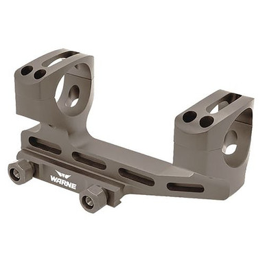 Warne SHXSKEL30DE X-SKEL Scope Mount/Ring Combo Dark Earth Cerakote Quick Detach 30mm Tube Cantilever Mount Aluminum MSR