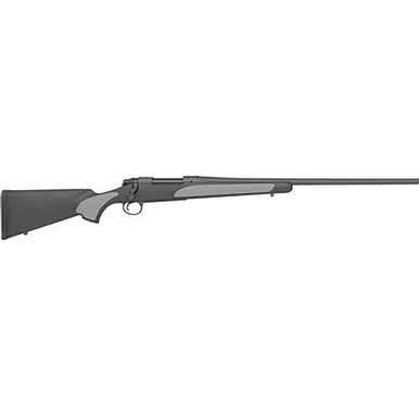REM Arms Firearms R27355 Model 700 SPS 243 Win 4+1 Cap 24" Matte Blued Rec/Barrel Matte Black Stock with Gray Panels Right Hand (Full Size)