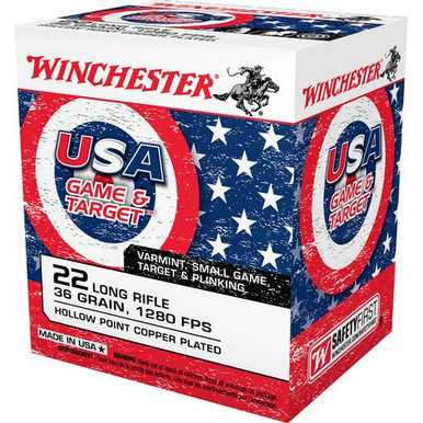 Winchester Ammo USA Wildcat 22 LR 40 gr Lead Round Nose (LRN) - USA22LR