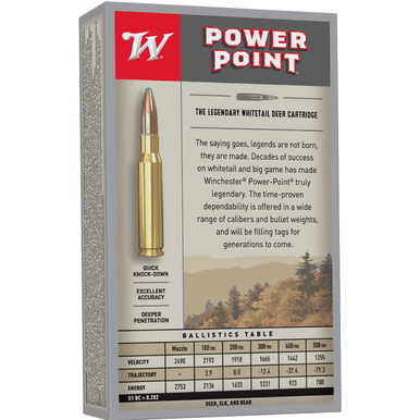 Winchester Ammo X3582 Power-Point 358 Winchester 200 gr Power Point 20 Per Box