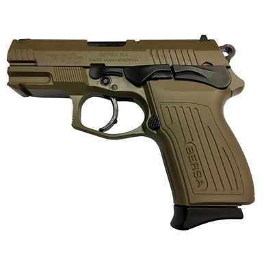 Bersa TPR9CFDE TPR Compact 9mm Luger 3.25" 13+1 Flat Dark Earth Steel Slide & Polymer Grip