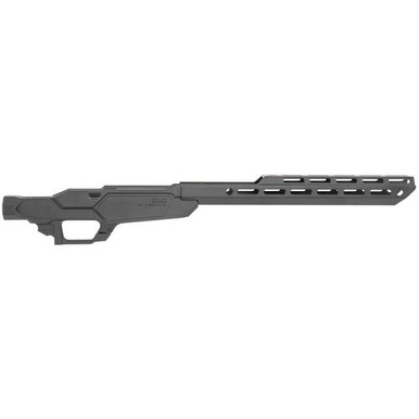 Sharps Bros SBC02 Heatseeker  Chassis Matte Black Cerakote 6061-T6 Aluminum with 14" M-LOK Handguard for Ruger American Short Action