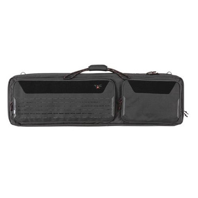 Tac Six 10832 Unit Tactical Rifle Case 46" Black Holds 2 Rifles with Large Exterior Pockets & Padded Shoulder Strap