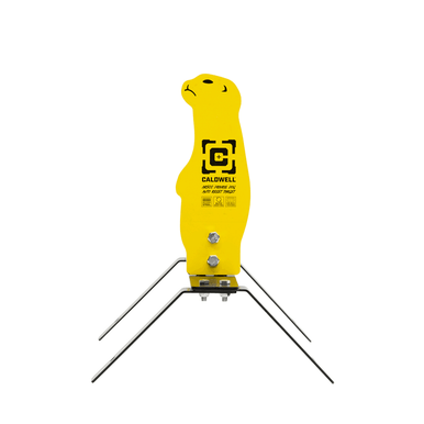 Caldwell 1178561 AR500 Auto Reset Centerfire Prairie Dog Yellow AR500 Steel