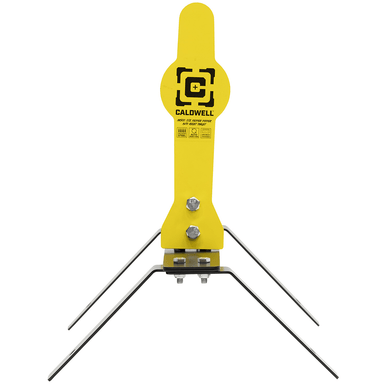 Caldwell 1178560 AR500 Auto Reset Centerfire Pepper Popper Yellow AR500 Steel