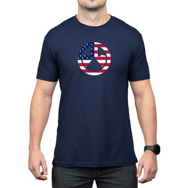 Magpul MAG1281410S Independence Icon T-Shirt Navy Short Sleeve Small