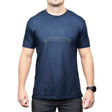 Magpul MAG1268411S Magmouth T-Shirt Navy Heather Short Sleeve Small