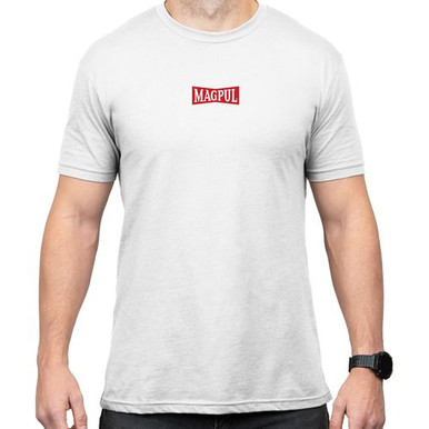 Magpul MAG1270100S Hot & Fresh T-Shirt White Short Sleeve Small