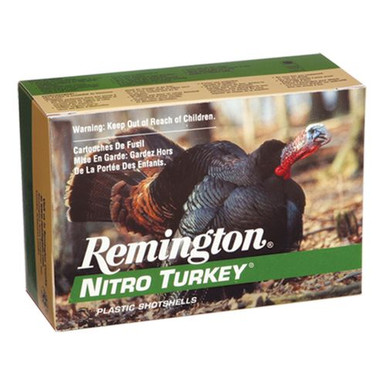 Remington Ammunition 26690 Nitro Turkey  12 Gauge 2.75" 1 1/2 oz 1260 fps 4 Shot 10 Bx/10 Cs