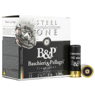 B&P 12B18GC9 Competition One  12 Gauge 2.75" 1 1/8 oz 1280 fps 9 Shot 25 Bx/10 Cs