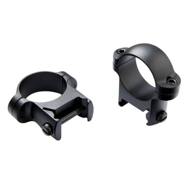 Burris 420080 Zee Scope Ring Set Black Gloss Steel 1" Tube Low Weaver