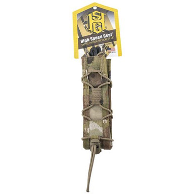 High Speed Gear 11EX00MC TACO Extended Mag Pouch Single MultiCam Nylon MOLLE Compatible w/ Pistol