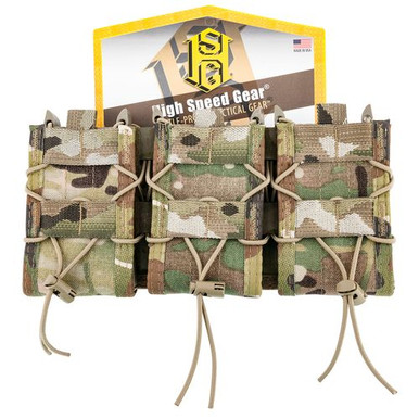 High Speed Gear 45TA00MC TACO Shingle Mag Pouch Triple MultiCam Nylon MOLLE Compatible w/ Rifle