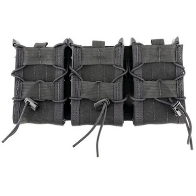 High Speed Gear 45TA00BK TACO Shingle Mag Pouch Triple Black Nylon MOLLE Compatible w/ Rifle