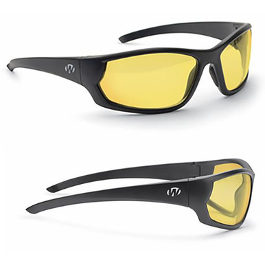 Walker's GWPIKNFF1AMB Ballistic Eyewear IKON Carbine Adult Amber Lens Matte Black Frame