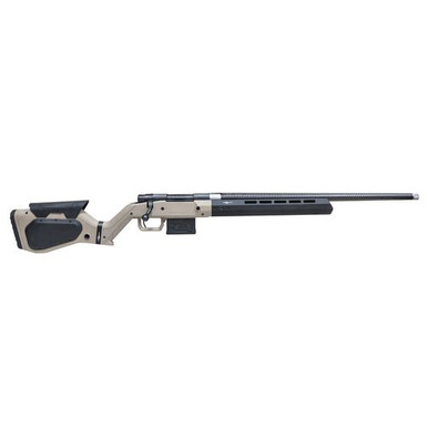 Howa HHERA65CTAN M1500 Hera 6.5 Creedmoor 5+1 24" Threaded Barrel, Black Rec, Tan & Black Hera H7 Chassis Stock