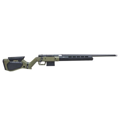 Howa HHERA65CODG M1500 Hera 6.5 Creedmoor 5+1 24" Threaded Barrel, Black Rec, OD Green & Black Hera H7 Chassis Stock
