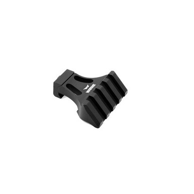 Warne A645TW Side Mount Adapter  Black Aluminum 45 Degree Angle